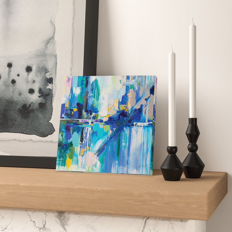 «Thru the Glass» par Jeanette Vertentes, reproduction d'art sur toile tendue, H 12 po x l 12 po