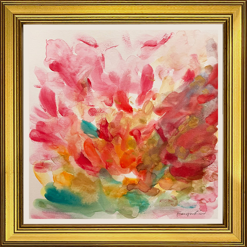 «Muse The Touch of Blossom No.1» par Fanyu Lin - peinture à cadre unique
