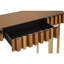 Ezekiel 124cm Glass Top Console Table