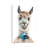 Llama Latte by Holly Simental - Graphic Art Print on Canvas-609629611-609629610