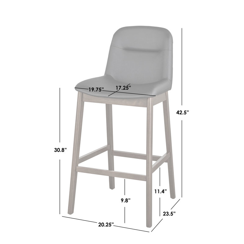 Tabouret de bar et de comptoir Wallingford, Tabouret de bar (assise de 30,9 po de hauteur)