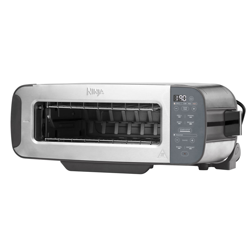 Ninja Foodi 3 In 1 Toaster Grill & Panini Press St200uk Black, Stainless Steel