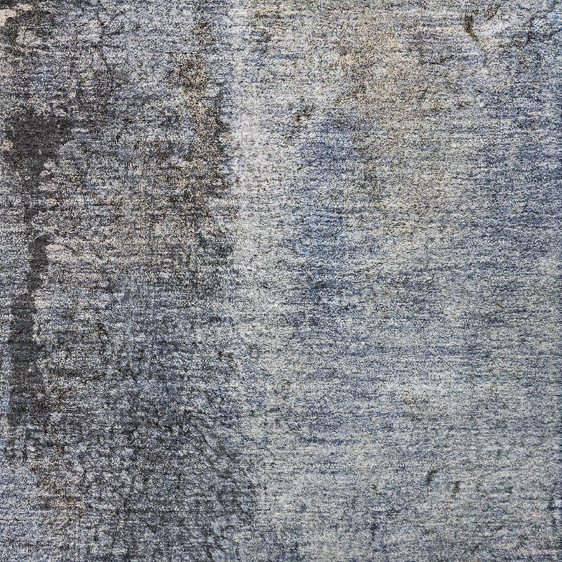 Tapis à poil long de qualité supérieure lavable à la machine ADS605, Denim, 9' x 12'