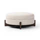Regan 39" Wide Round Storage Ottoman
