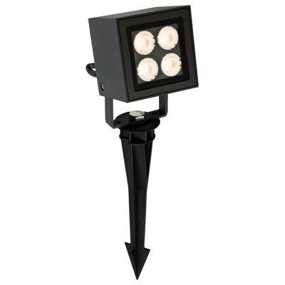 Spike Spot Graphite Integrated LED Metal Spotlight