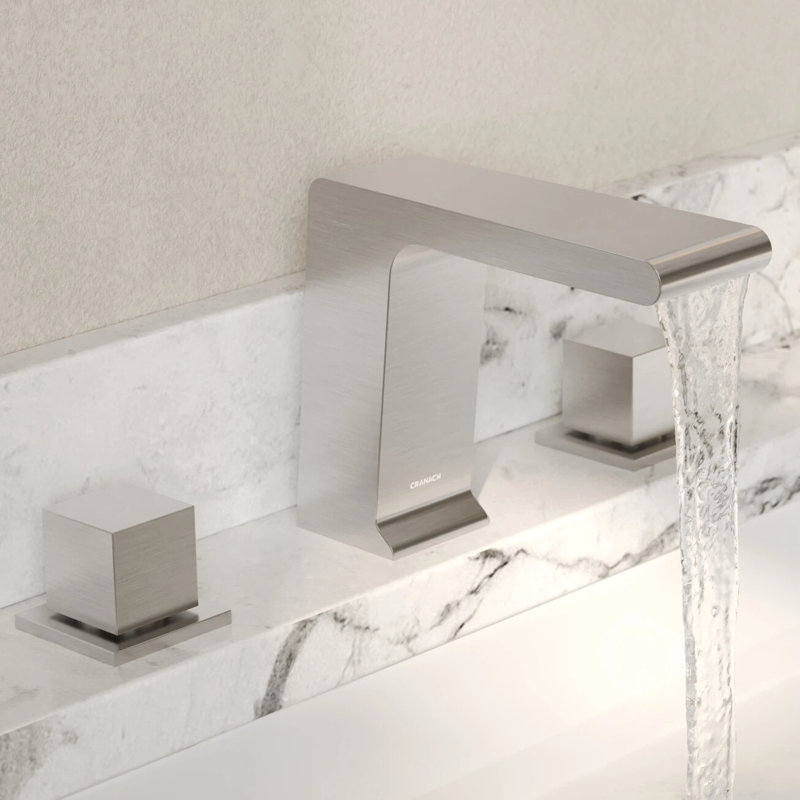 Robinet pour salle de bain Farne, Nickel brossé