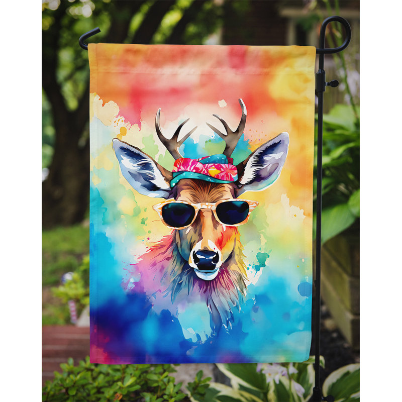 Drapeau de jardin hippie