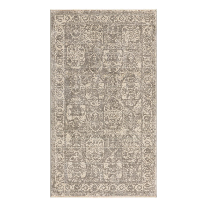 Tapis gris Gause, Grey, Rectangle 2 pi 11 po x 5 pi 3 po