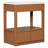 Bathroom Vanity With Sink Top, One Open Storage Shelf And Two Drawers