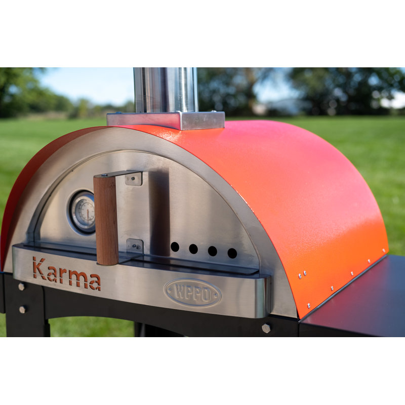 Four à pizza en acier inoxydable Karma, Orangé