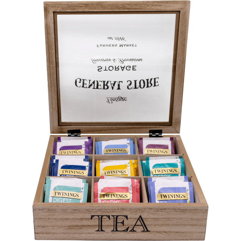 Maison Des Cadeaux Wood Tea Box
