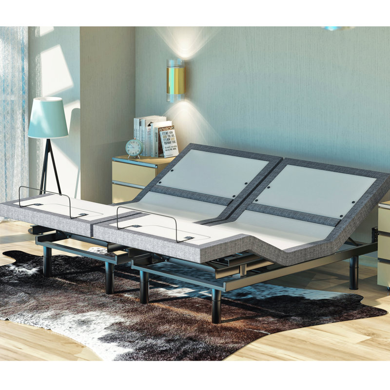 Massaging Zero Gravity Adjustable Bed with Wireless Remote, Split King