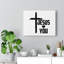 Jesus Hearts You - Wrapped Canvas Print-136116017