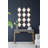 Gold Narrow Four Tiered Wall Mirror