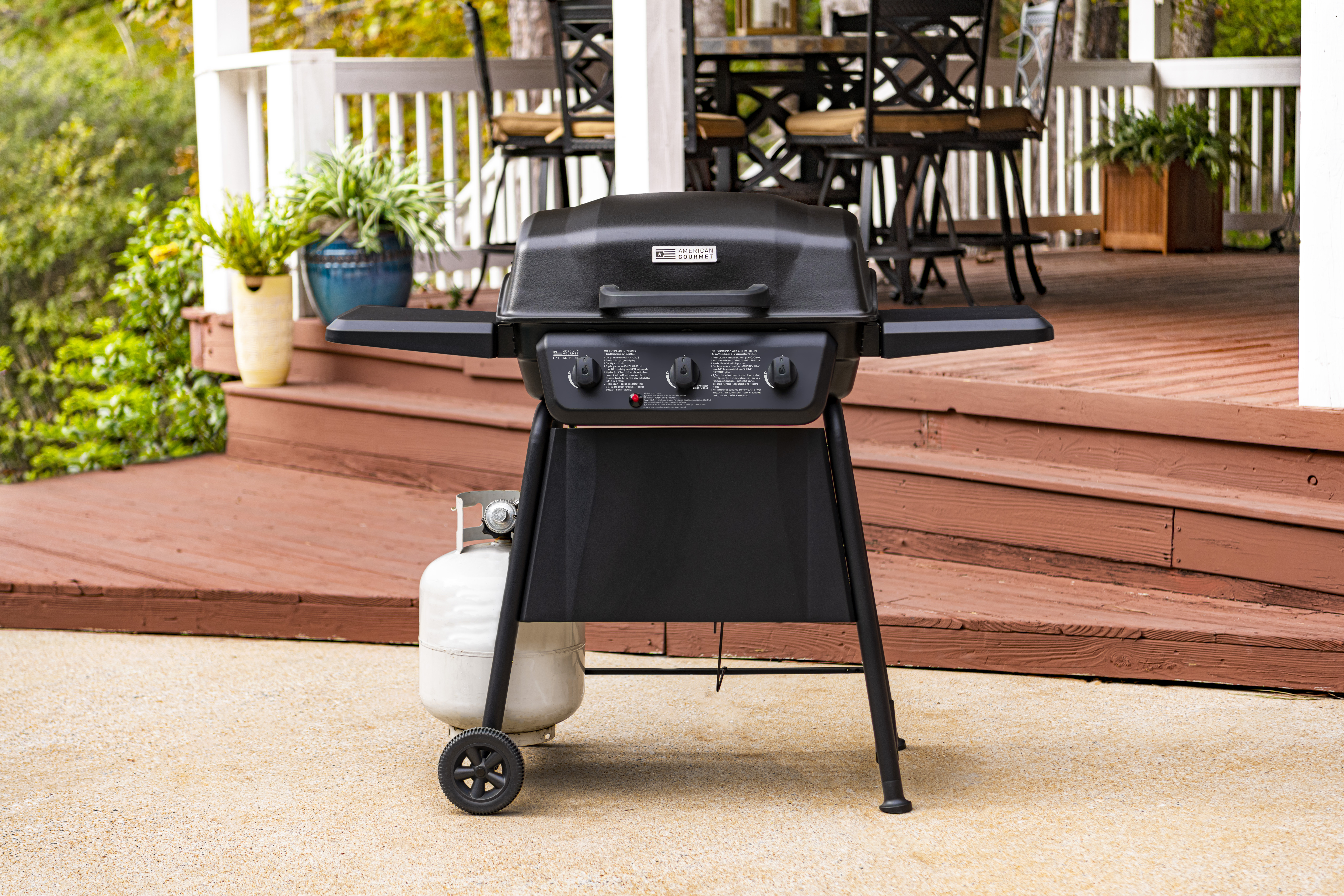 CharBroil Char-Boil American Gourmet 360 Classic Series 3-Burner Compact Gas  Grill & Reviews