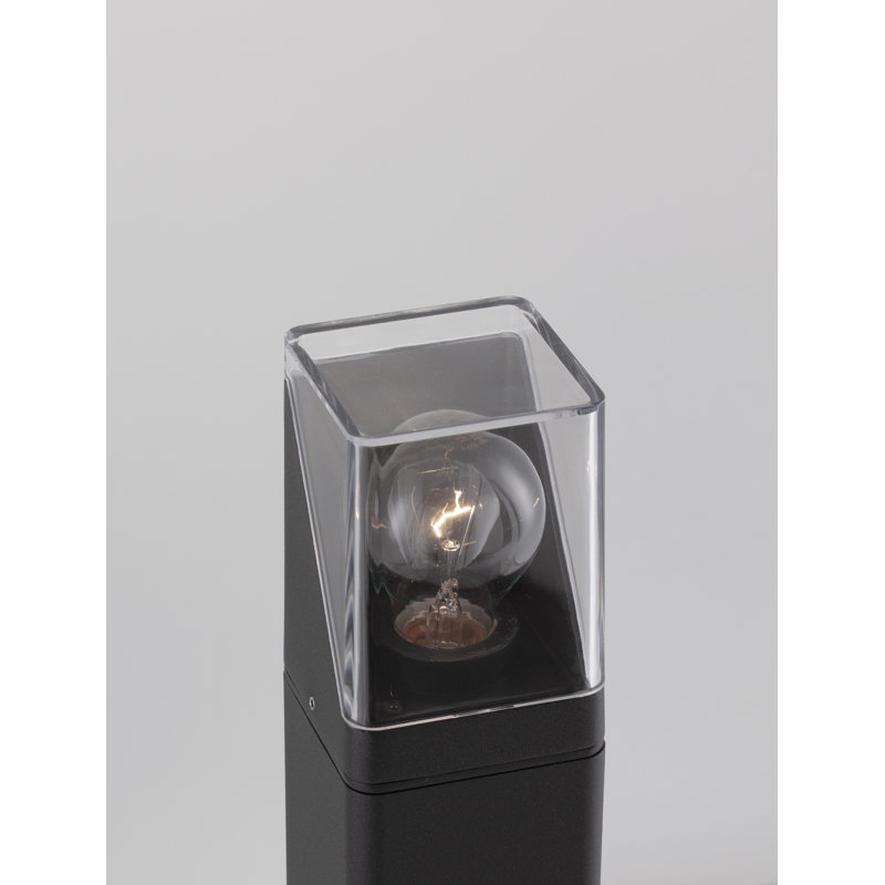 Black Integrated LED Metal Bollard Light
