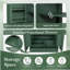 Meuble-lavabo 30 po avec lavabo, deux portes avec tablette, charnières de porte à fermeture en douceur, style rétro, vert
