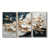 Toile naturelle avec cadre flottant