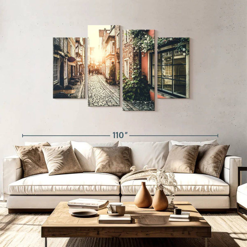 Rue Sirci Europe Old Town, H 48 po x l 75 po