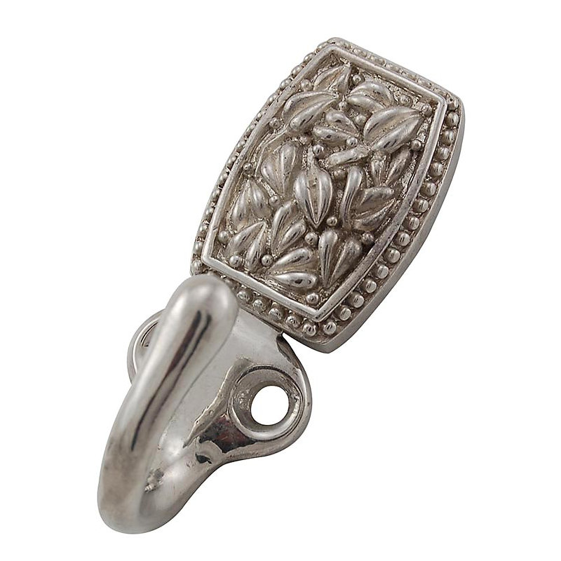 San Michele Wall Hook, Polished Nickel