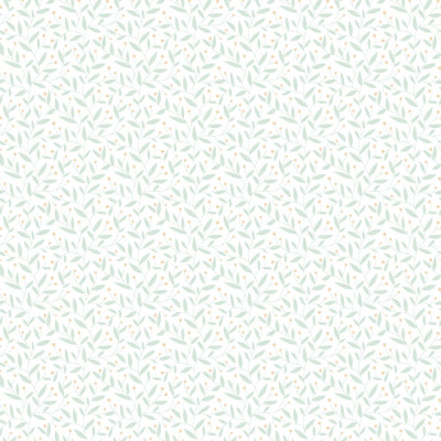 Dotty Vine - Stone 10m Wallpaper