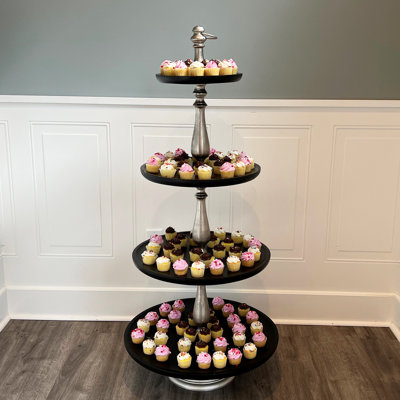 4 Tiered Round Tiered Stand