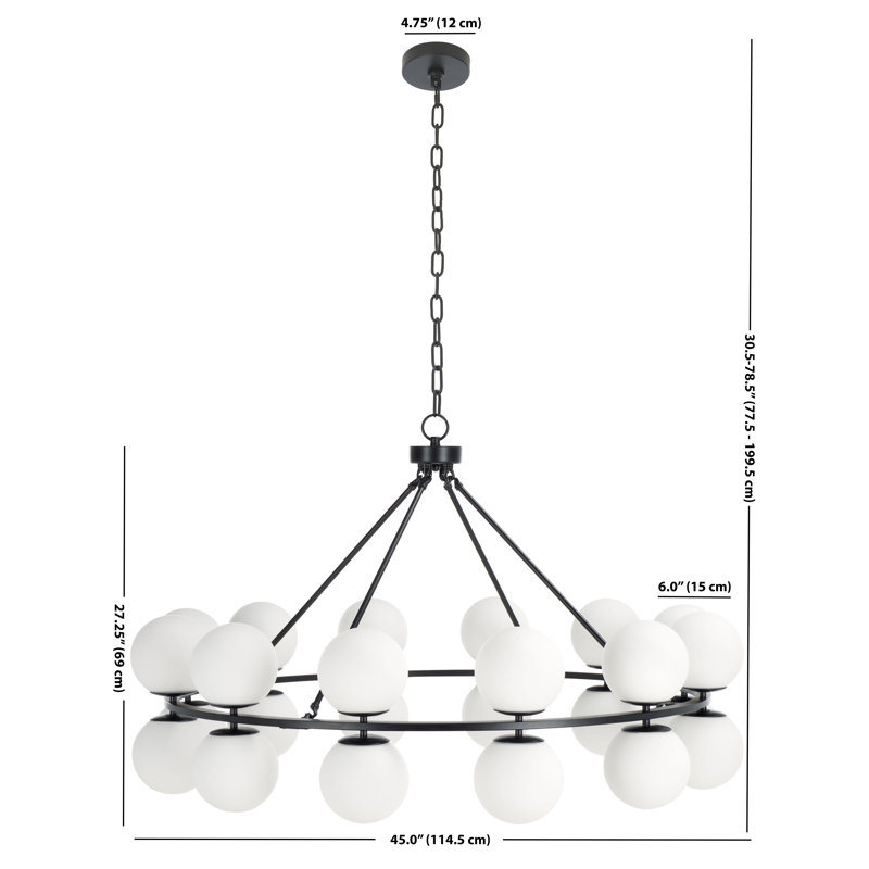 Traycee 24 - Light Chandelier