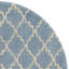 Tapis bleu / crème en laine touffeté à la main Carolene-1020675220