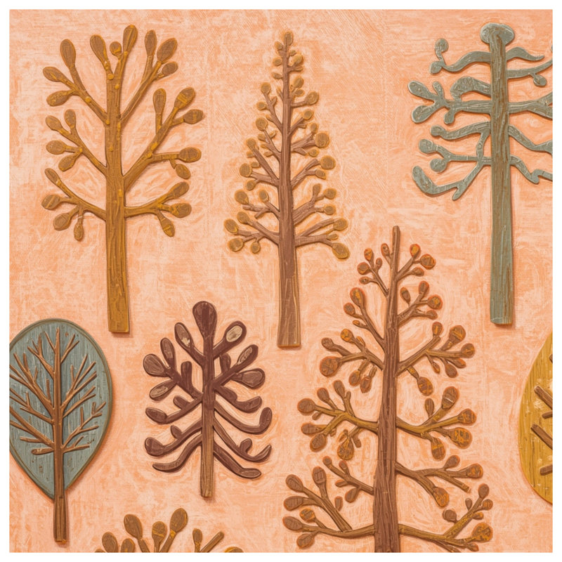 Couvertures stylisées pour arbre, L 60 po x H 80 po