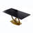 Modern Rectangular Sintered Stone Dining Table with Pedestal Base-811878989-812572636