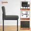 Counter Stool with Metal Frame