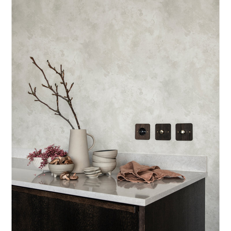 Jordnara Abstract Wallpaper Roll, Sandstone