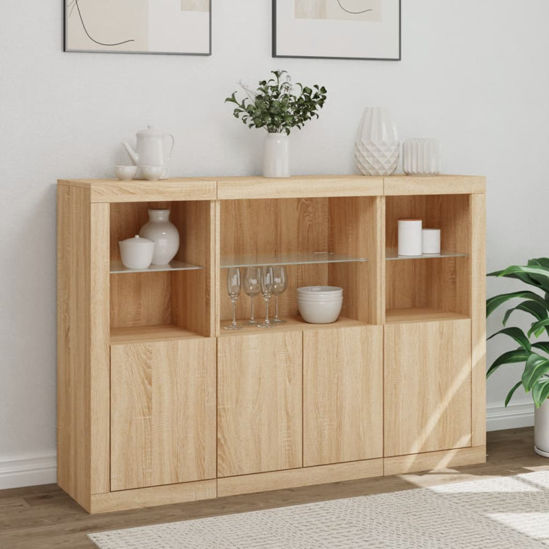 Aznar 142.5cm Sideboard, Sonoma Oak