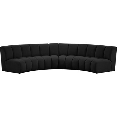 Izen Upholstered Curved Sectional Symmetrical