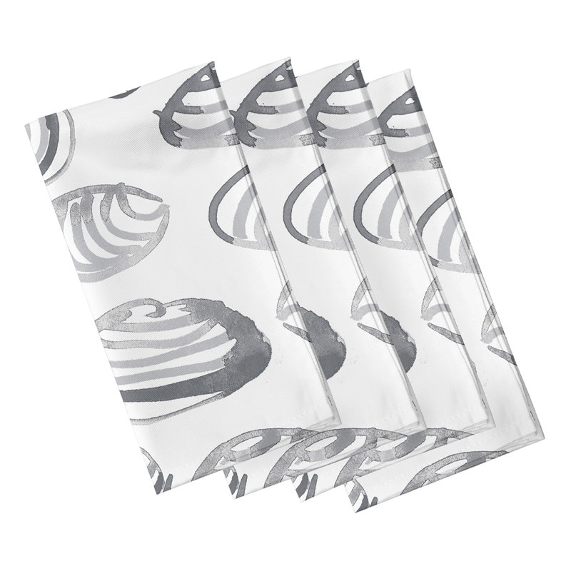 Jimeny Polyester Square Napkin, Grey