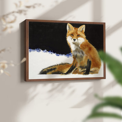 Fox -Framed Print - Restickable