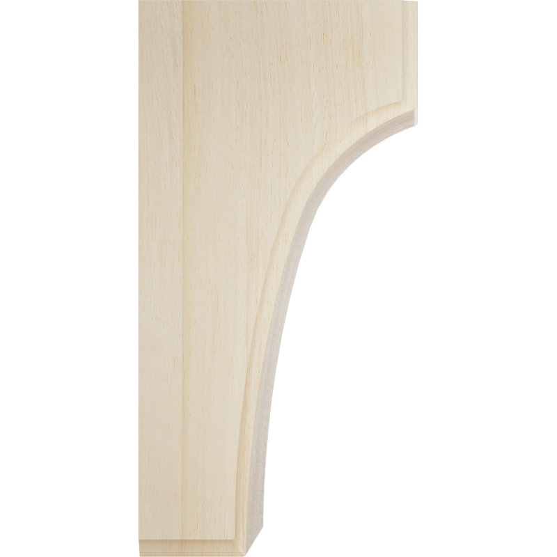 Support Clarksville, Hévéa, 5.25" W x 4" D x 8" H