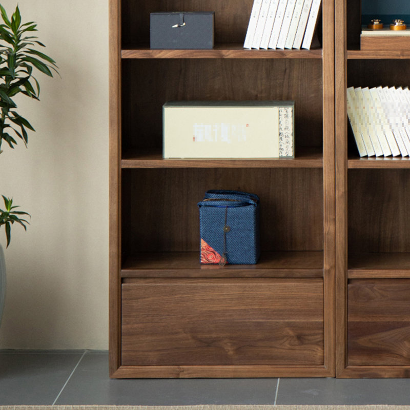 Bibliothèque de haute qualité,  (5 tablettes) H 74,8 po x l 25,59 po x P 13,78 po