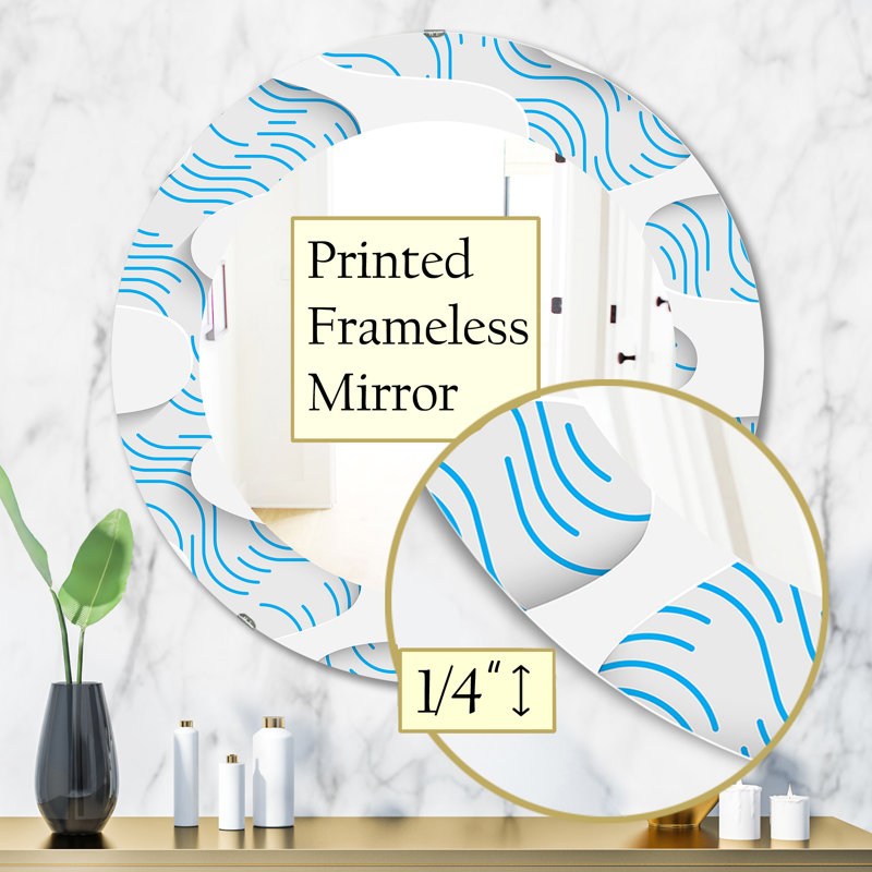 Miroir mural scandinave 25, H 31,5 po x l po