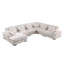 Canapé modulaire d'angle avec méridienne Corduroy-2037873784