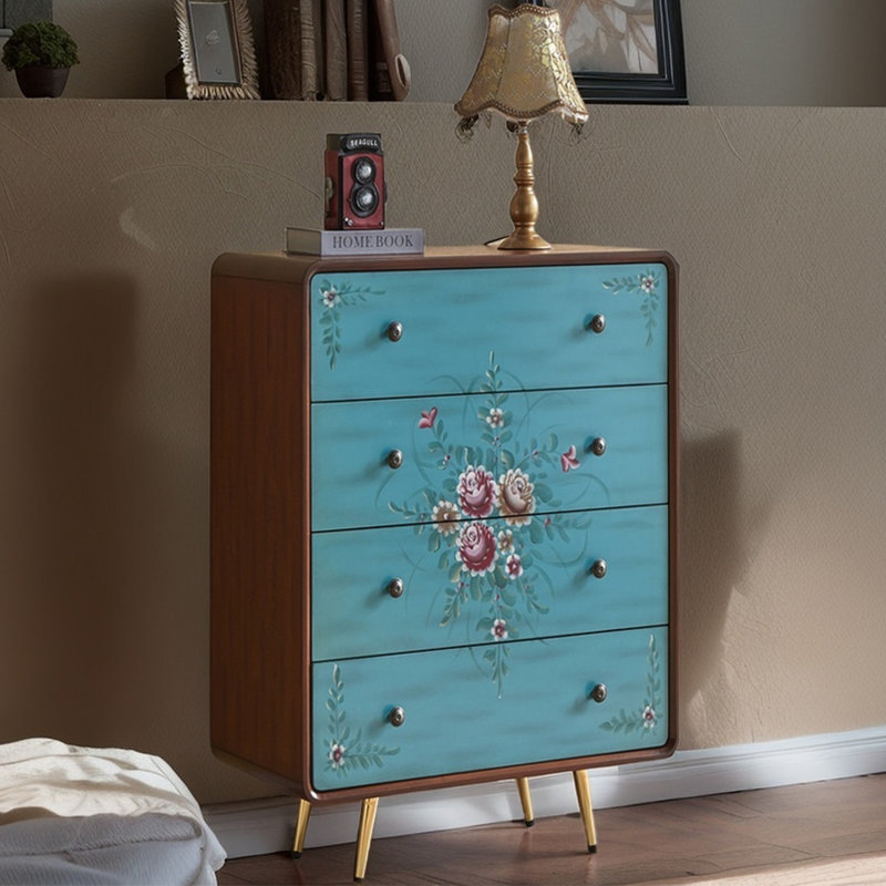 Commode décorative peinte de style américain
