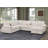 L-Shaped Sectional Sofa Bed Pull Out Sleeper Couch With Storage Chaise-731389384