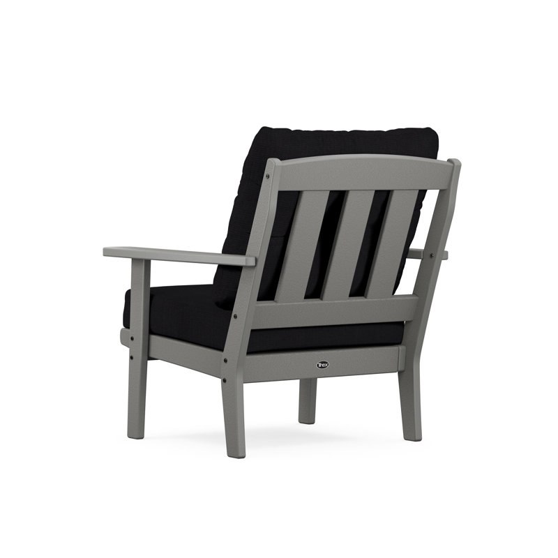 Chaise à assise profonde Lakeside Cape Cod, Dalle de pierre, Lin de minuit