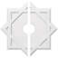 Médaillon de plafond contemporain 36 po x P 2 po x P 20 po x P 1 po Axel-137877664-137930214-137930220