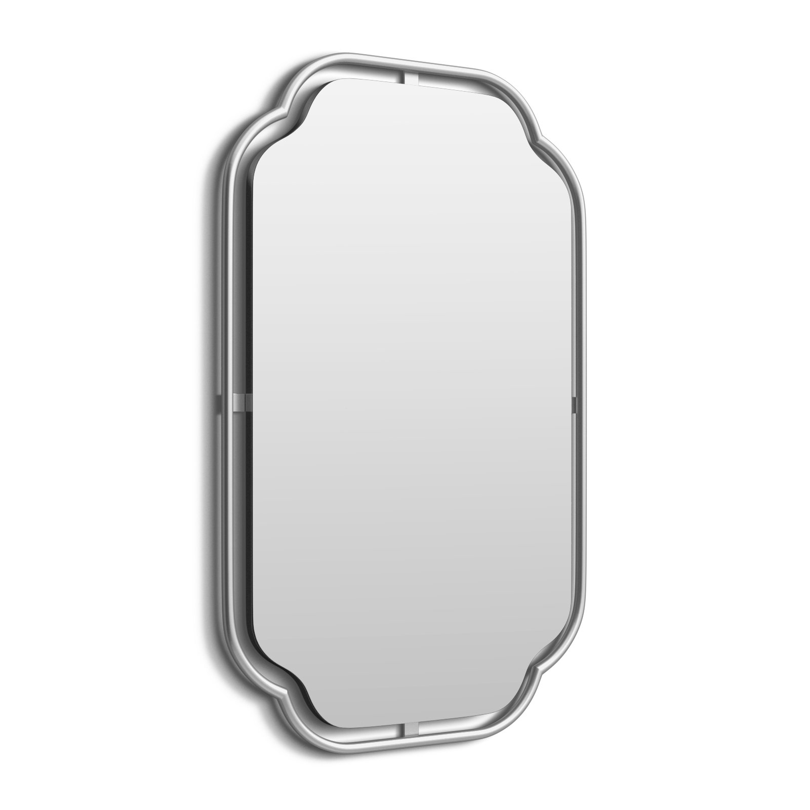 Moors Accent Mirror, Silver, 34" x 22.25"