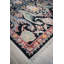 Hand Knotted Wool Floral Area Rug in Black