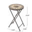 Table de bout en argent