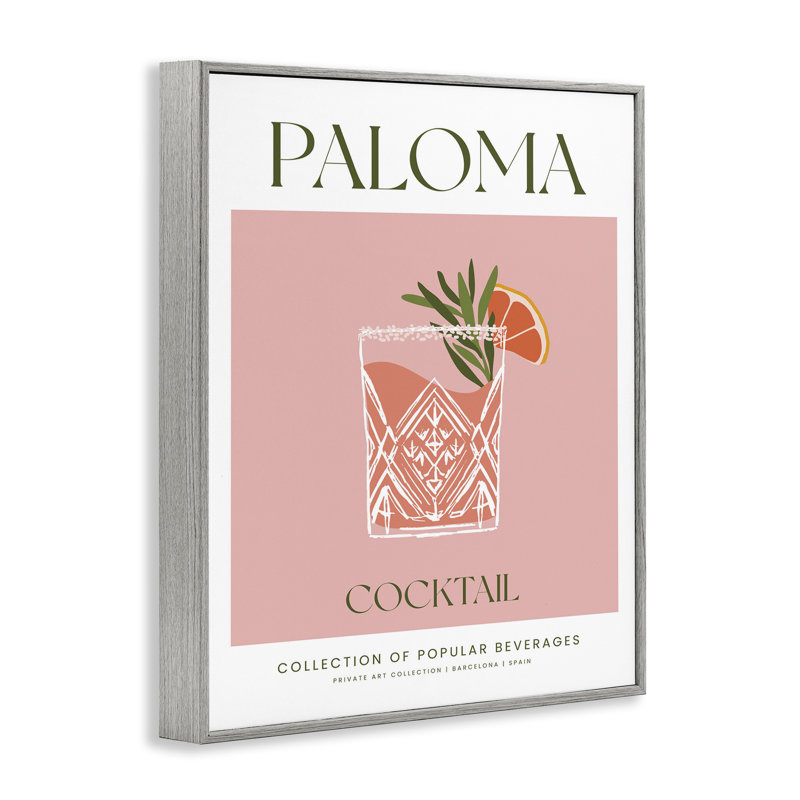 Art de la giclée encadrée Minimal Paloma, H 20 po x l 16 po, Estampe numérique Farmhouse