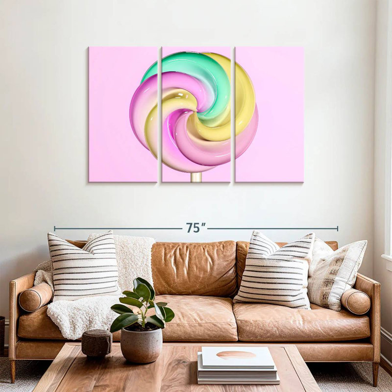 Pastel Pinwheel Lollipop