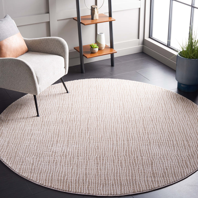 Devarian Performance Abstract Rug, Round 6'7"